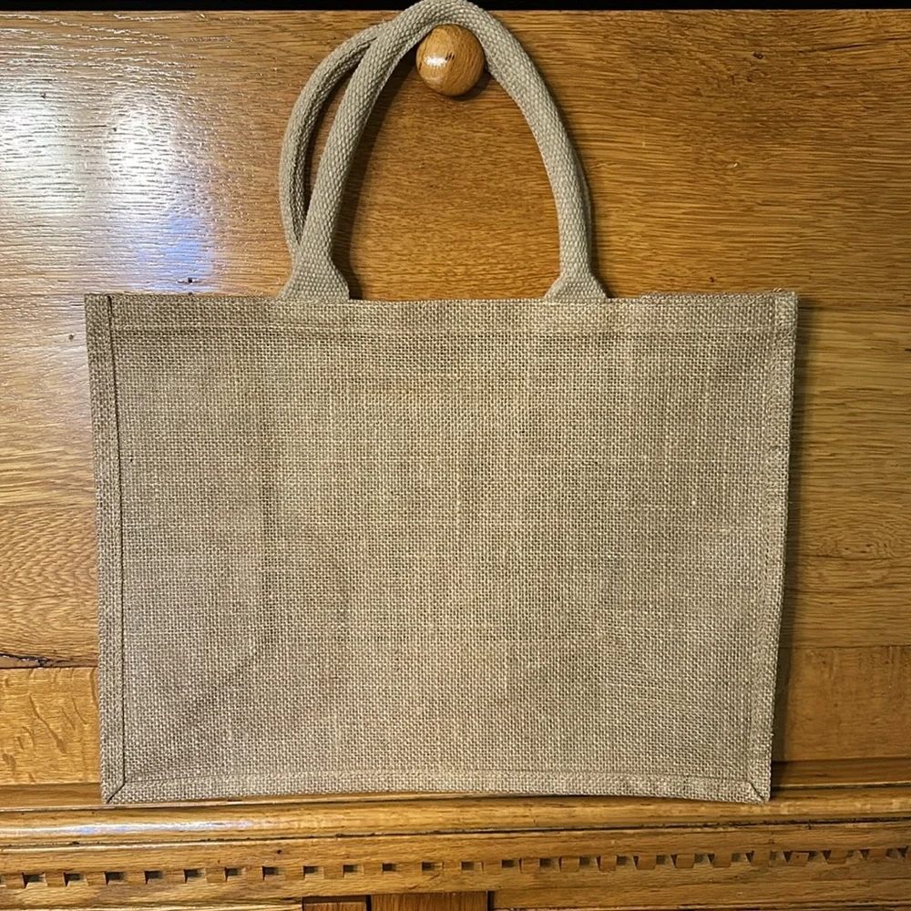 ‘You Can Take the Girl‎ Out of Scotland…’ Burlap Tote Bag
